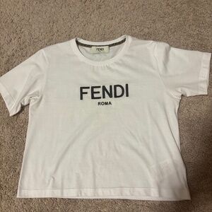 Fendi cropped T-Shirt